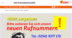 Desktop Screenshot of cdu-coe.de