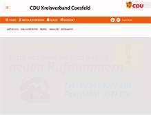 Tablet Screenshot of cdu-coe.de